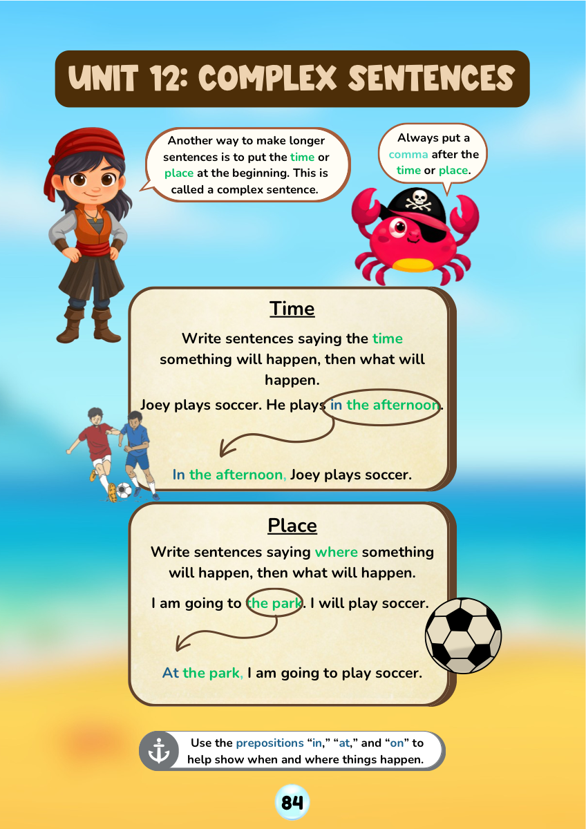 First page of Writing Quest 2 — Week 12